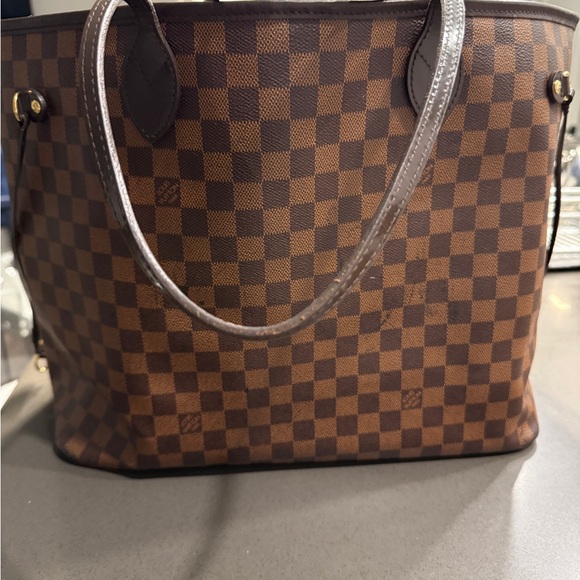 Louis Vuitton Brown Large Checkered Tote - Picture 1 of 6